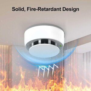 Independent Smoke Detector, 2-Pack/10-Year Battery Smoke Fire Alarm